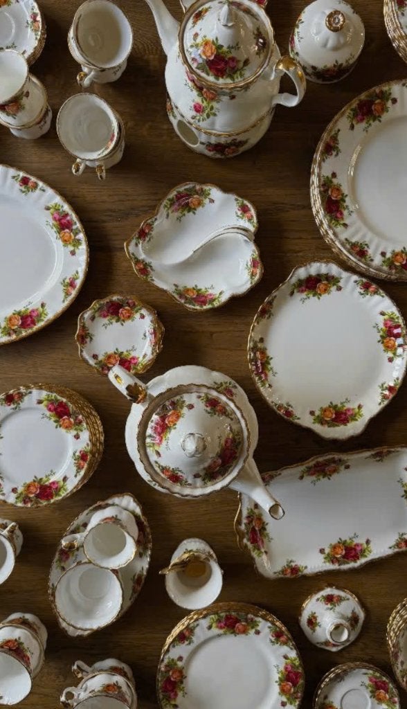 PER STUK Grote Collectie Royal Albert Old Country Roses, Antiek en Kunst, Antiek | Servies los, Ophalen of Verzenden