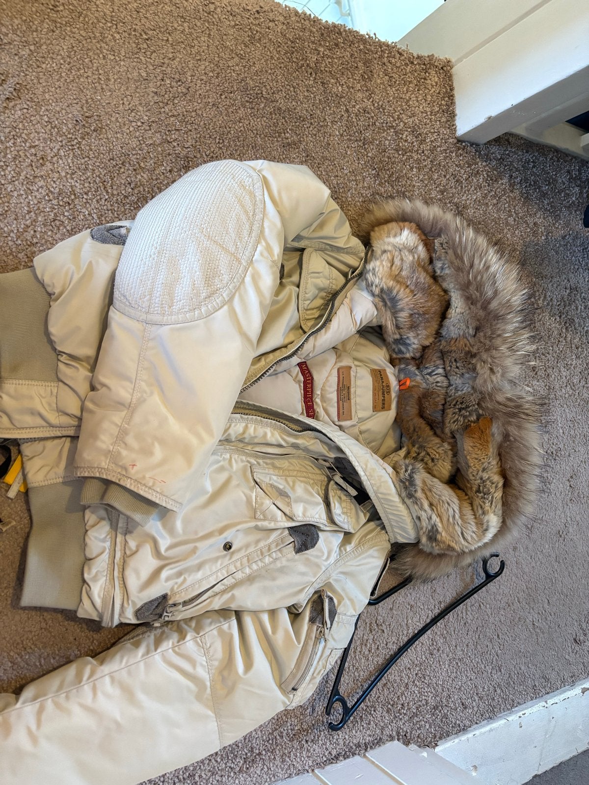 Parajumper jas zeer goed, Kleding | Dames, Jassen | Winter, Ophalen of Verzenden, Zo goed als nieuw, Maat 38/40 (M), Beige