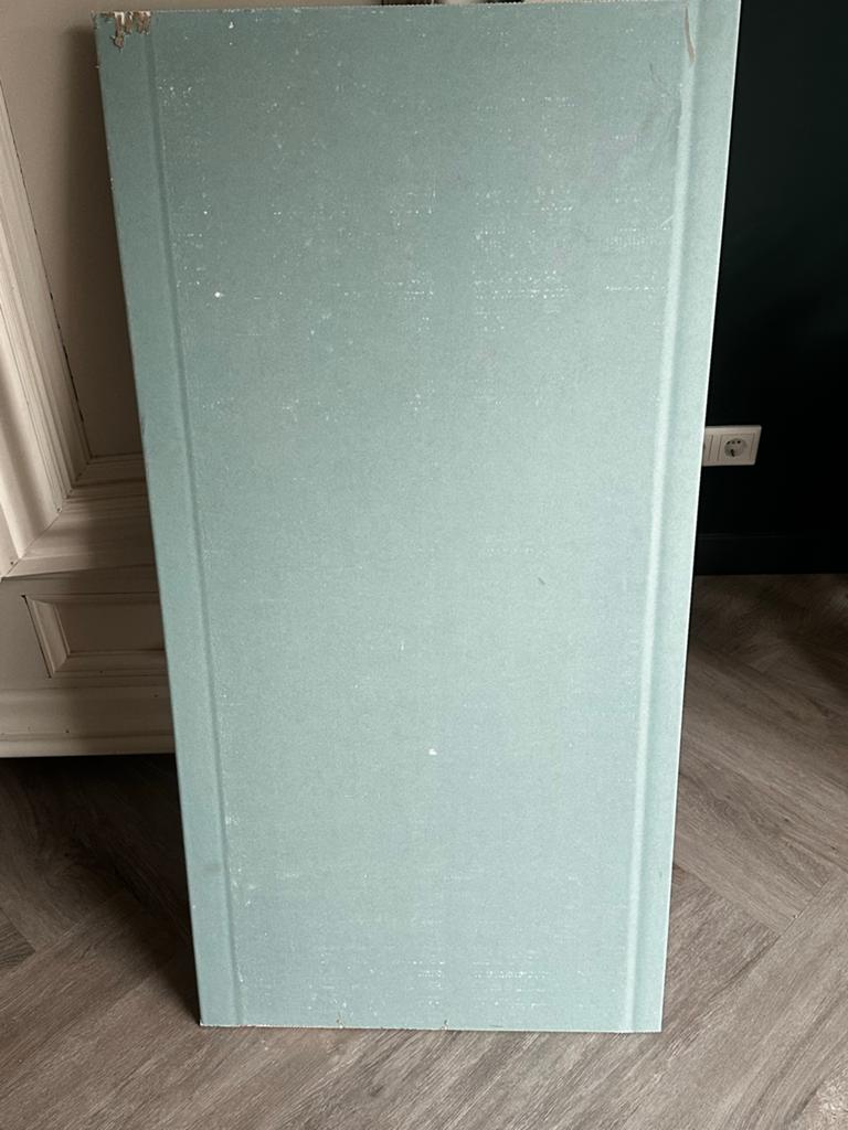 8x Knauf Greenboard 1200x600x9.5mm + reststukken, Doe-het-zelf en Verbouw, Platen en Panelen, Ophalen, Nieuw, Overige materialen