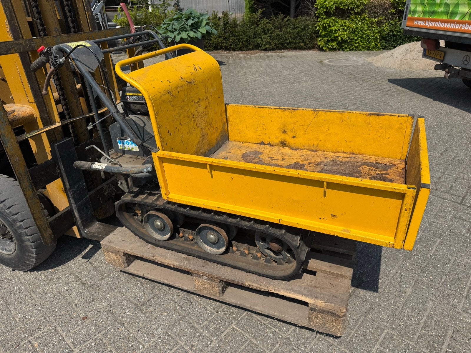 Lumag 300 Rupsdumper - Compacte en Krachtige Mini Dumper, Tuin en Terras, Kruiwagens, Ophalen