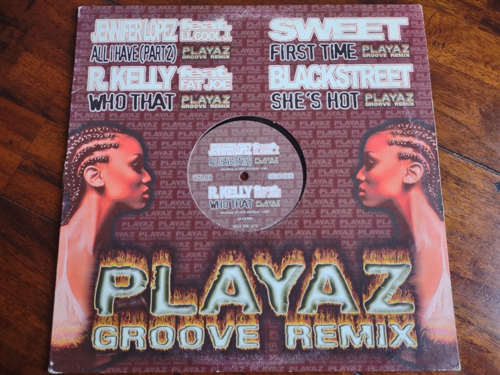 LP - Playaz Groove Remix Volume 3, Ophalen of Verzenden, Zo goed als nieuw, LP