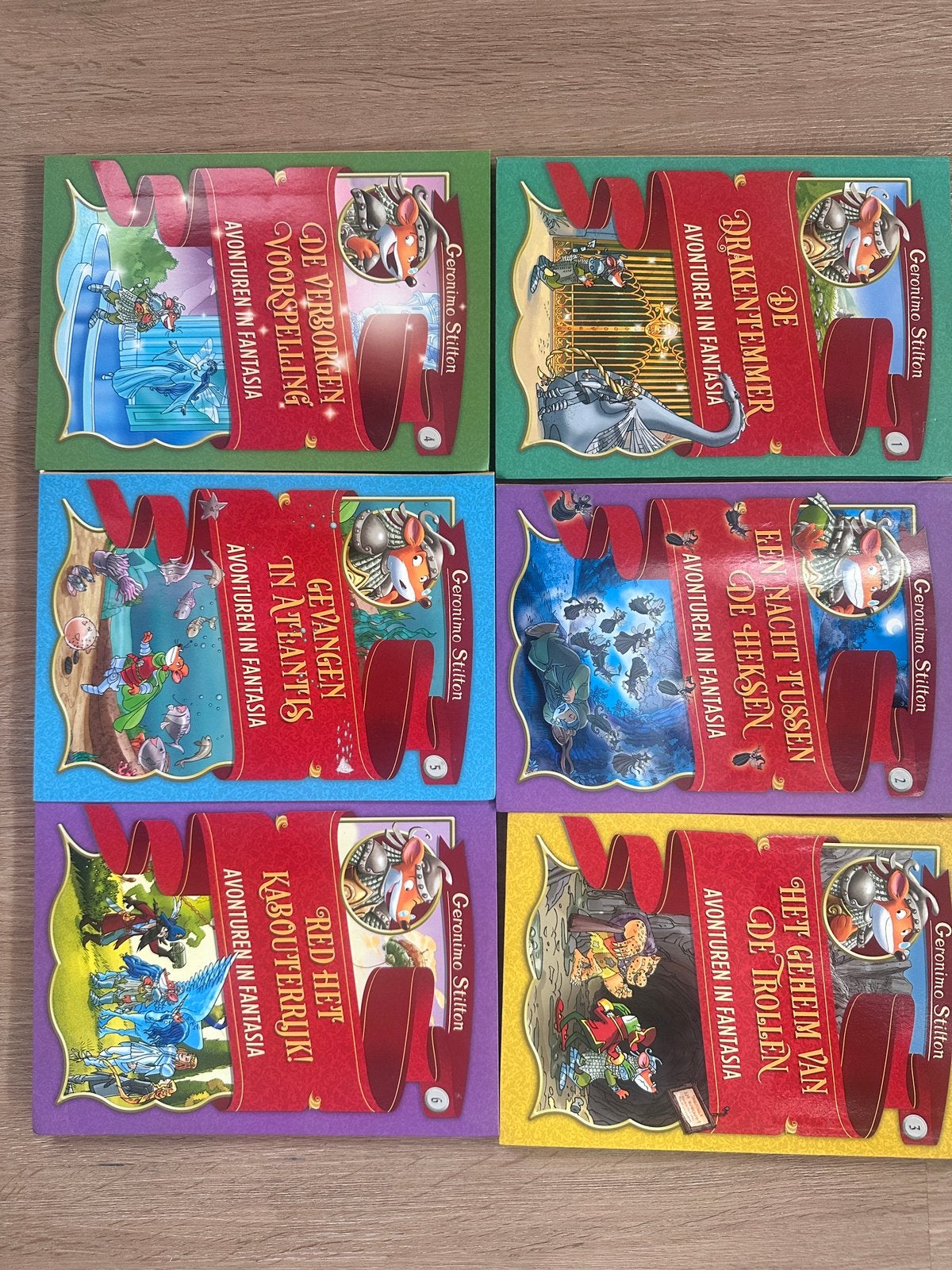 Geronimo Stilton 6-delige serie Avonturen in Fantasia, Boeken, Ophalen of Verzenden, Zo goed als nieuw