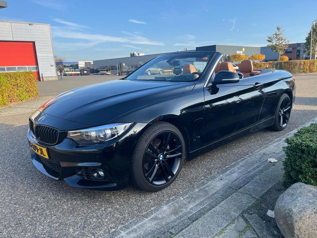 BMW 4-serie Cabrio 430i High Executive | Cognac lederen bekl, Auto's, Automaat, 1998 cc, Achterwielaandrijving, Gebruikt