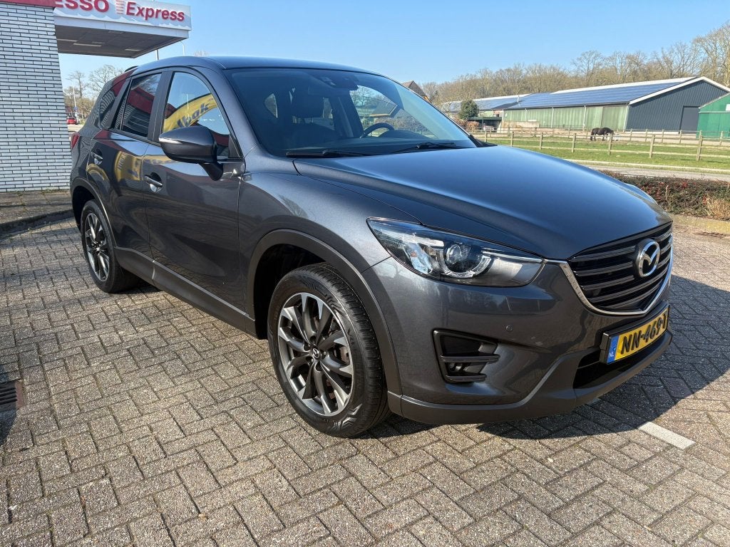 Mazda CX-5 2.0 Skyactiv-g 165pk 2WD Aut 2017 Grijs, Auto's, Mazda, 1998 cc, 4 cilinders, 700 kg, Automatische klimaatregeling