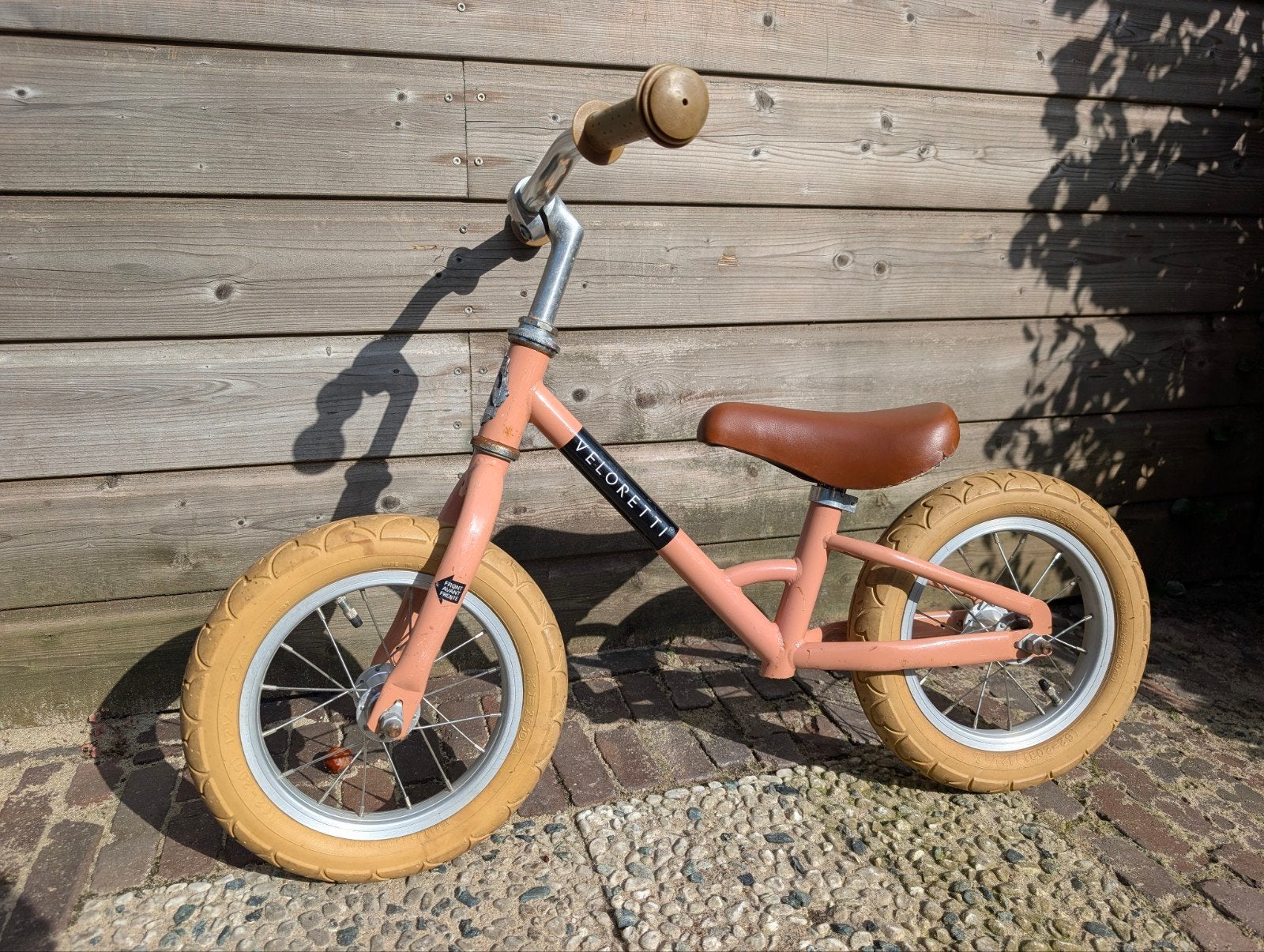 roze Veloretti kinderfiets, Ophalen, Terugtraprem, Gebruikt, Veloretti