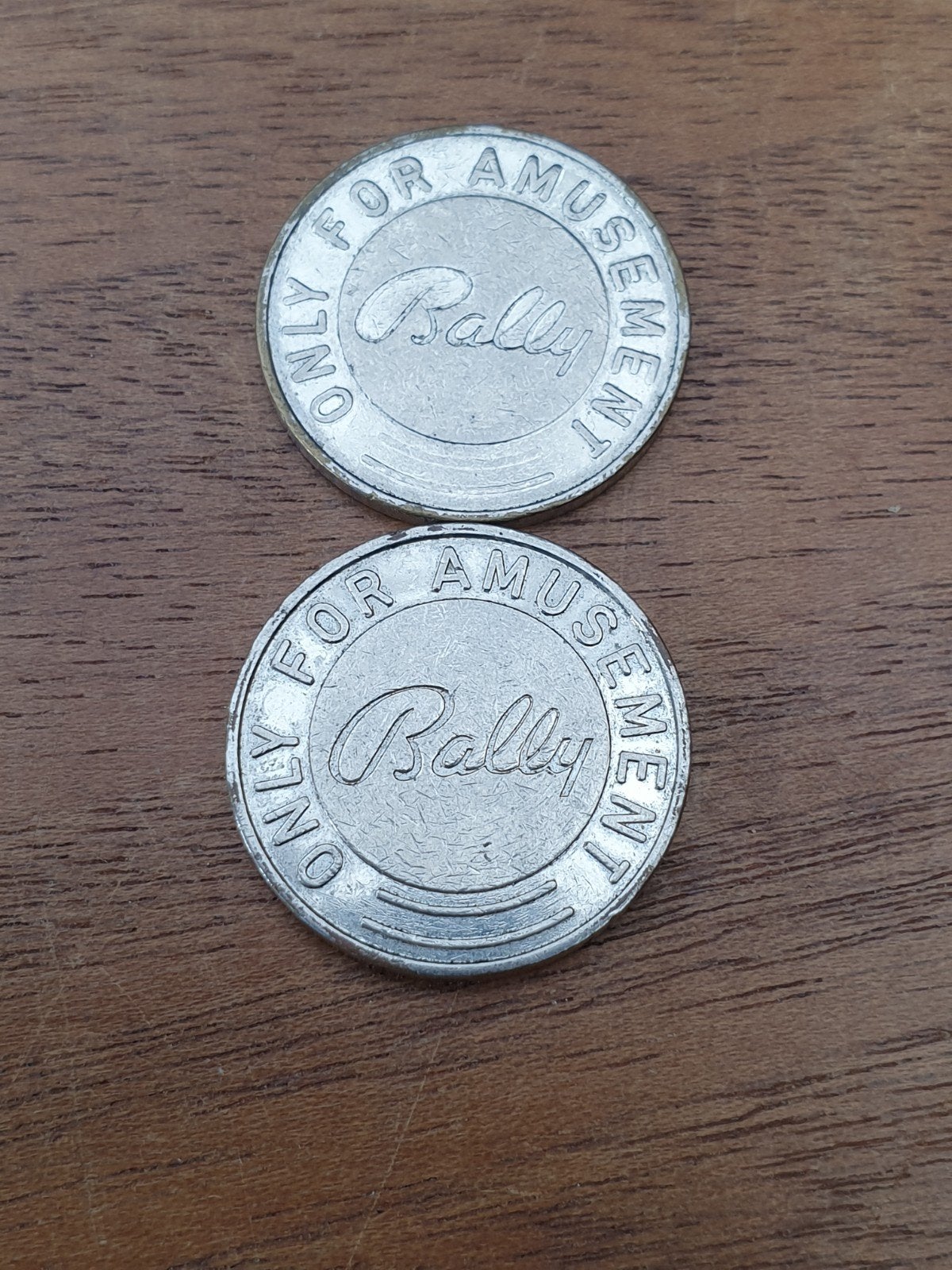 2x Bally Speelpenningen (K6), Postzegels en Munten, Ophalen of Verzenden, Overige materialen