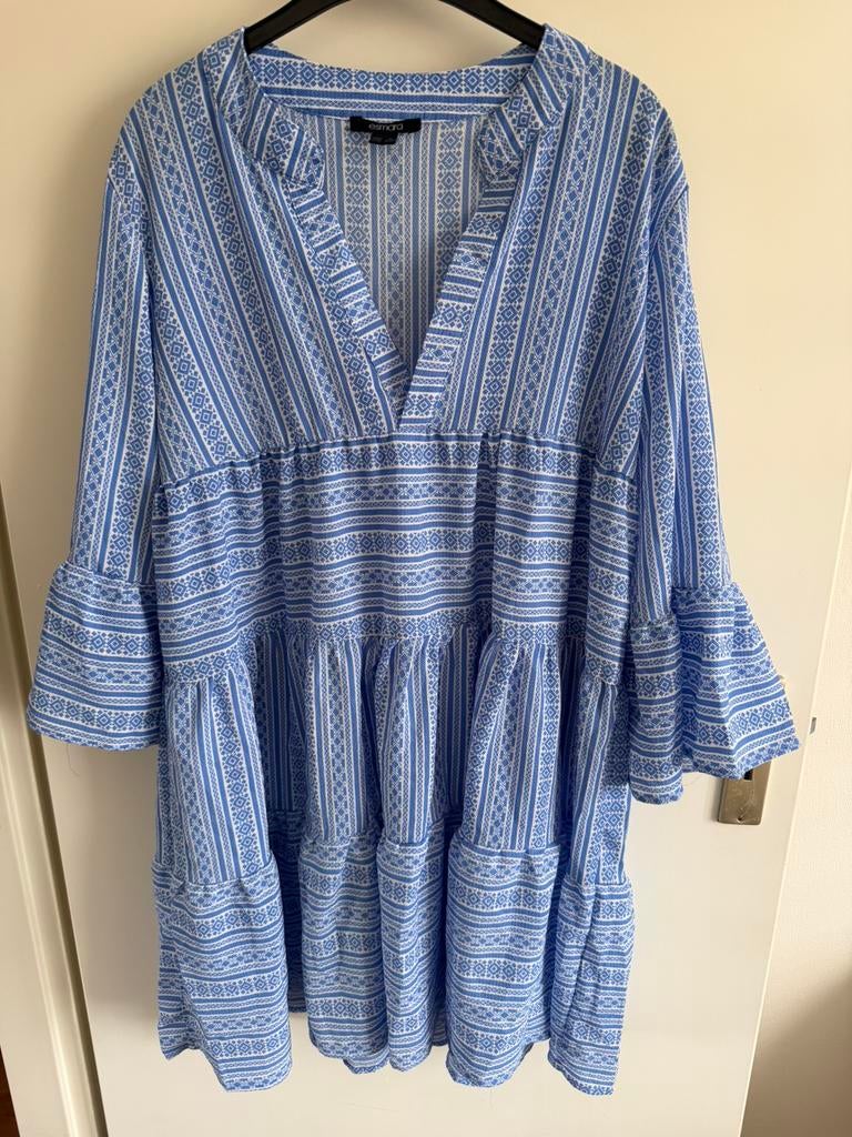 Jurk - Esmara, Kleding | Dames, Grote Maten, Zo goed als nieuw, Jurk, Ophalen of Verzenden