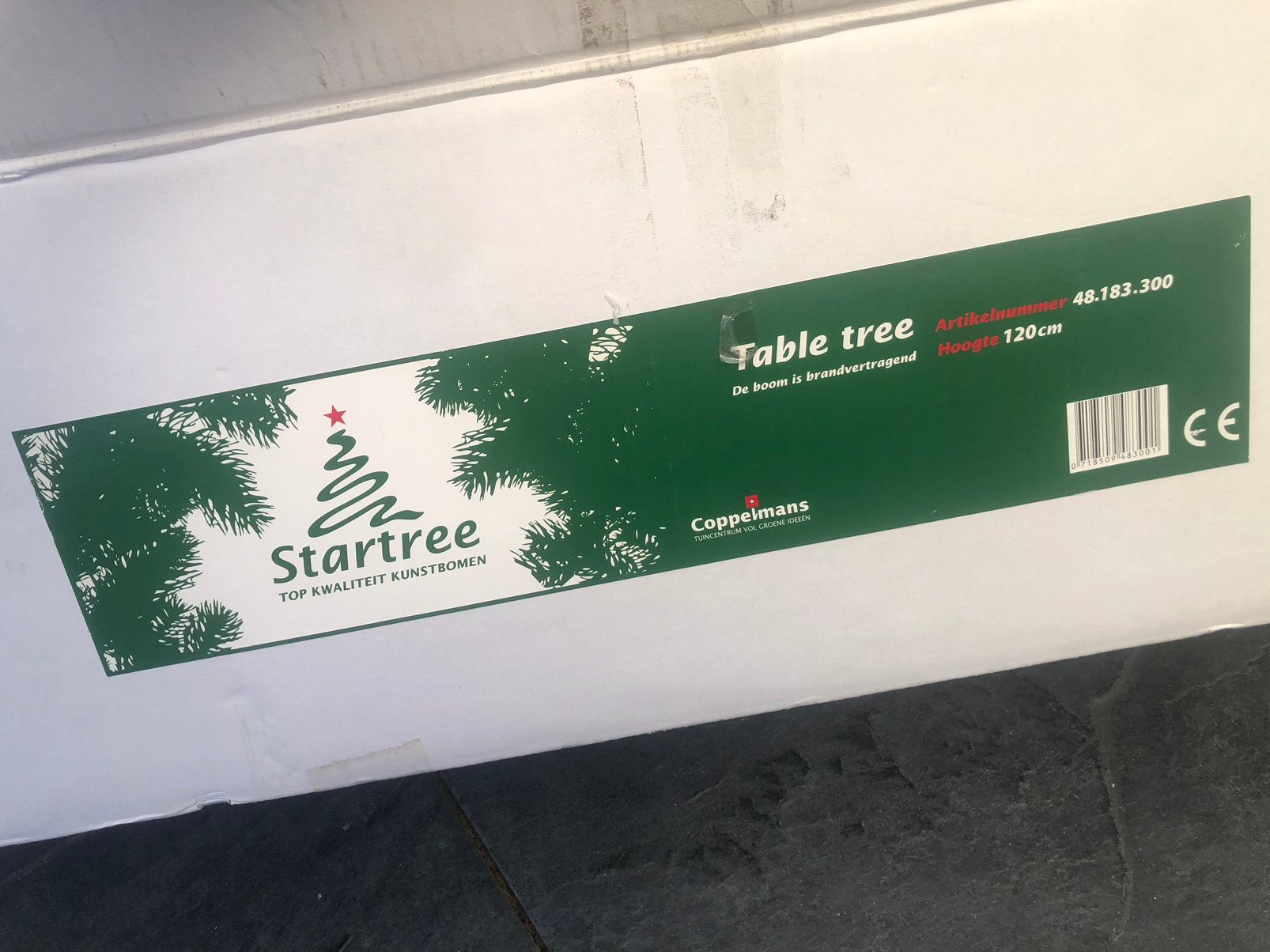 Kerstboom kunstkerstboom, Diversen, Kerst, Ophalen of Verzenden, Zo goed als nieuw
