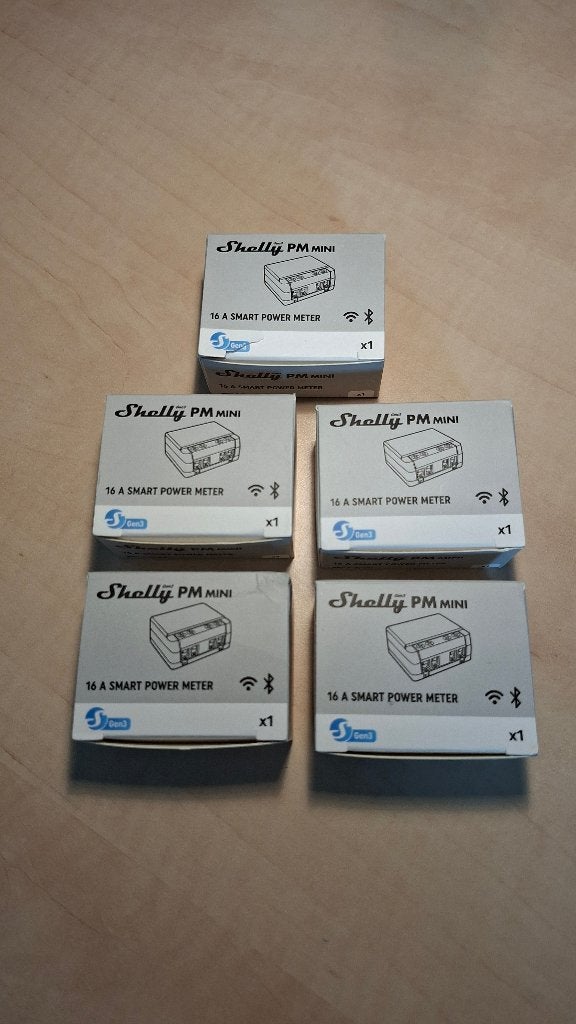 Shelly PM Mini Gen3 (5 stuks), Ophalen of Verzenden, Zo goed als nieuw