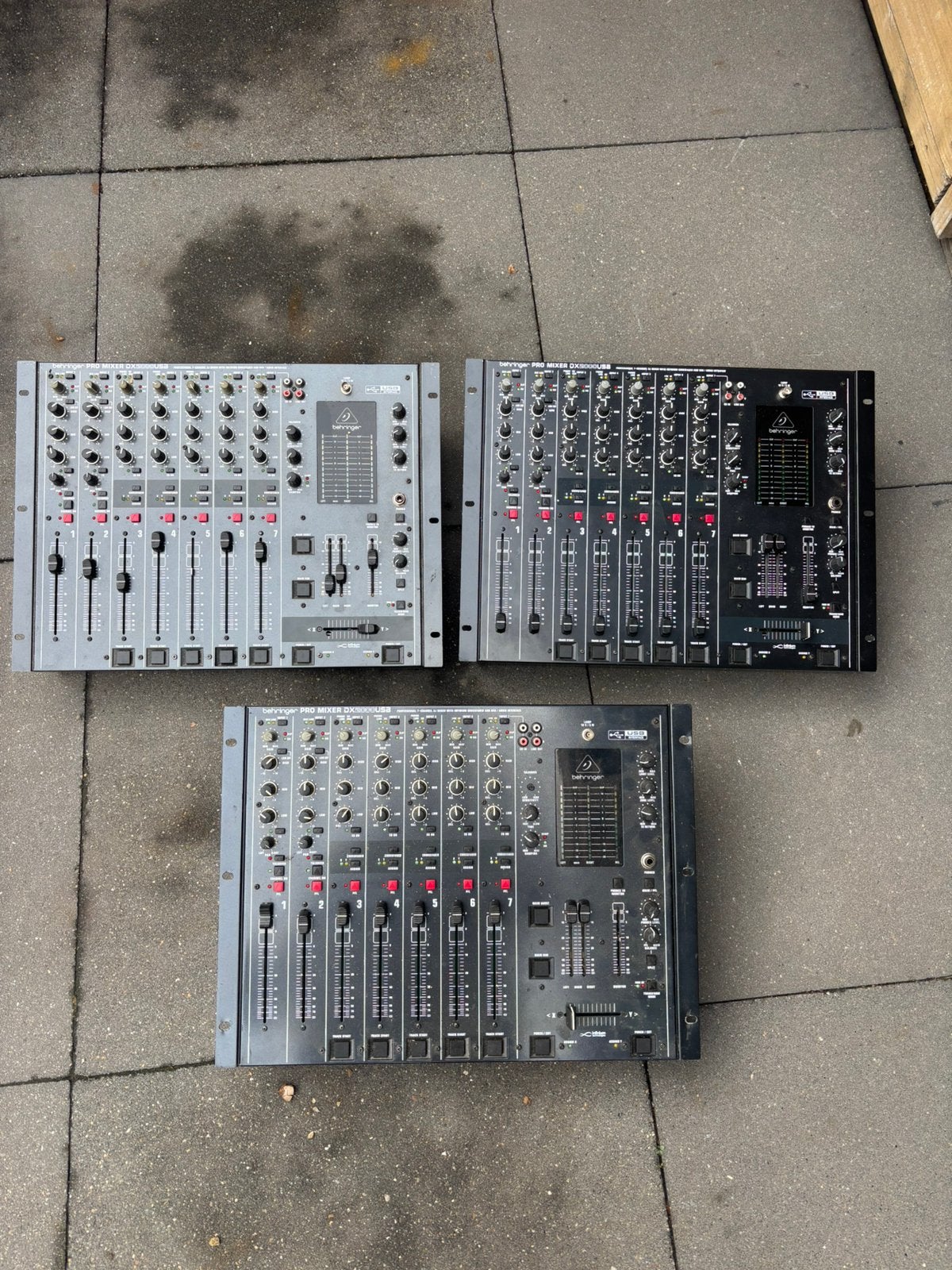 3x behringer dx 2000 defect, Ophalen, Gebruikt