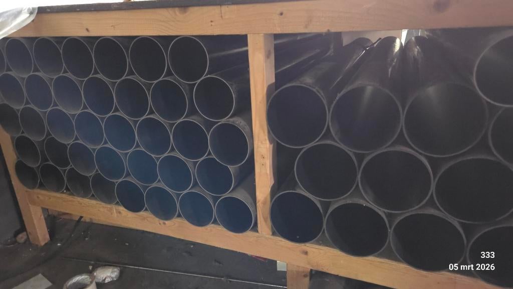 Pvc buizen  voor rollen stof opberg, Ophalen of Verzenden, Katoen, 200 cm of meer, 120 cm of meer