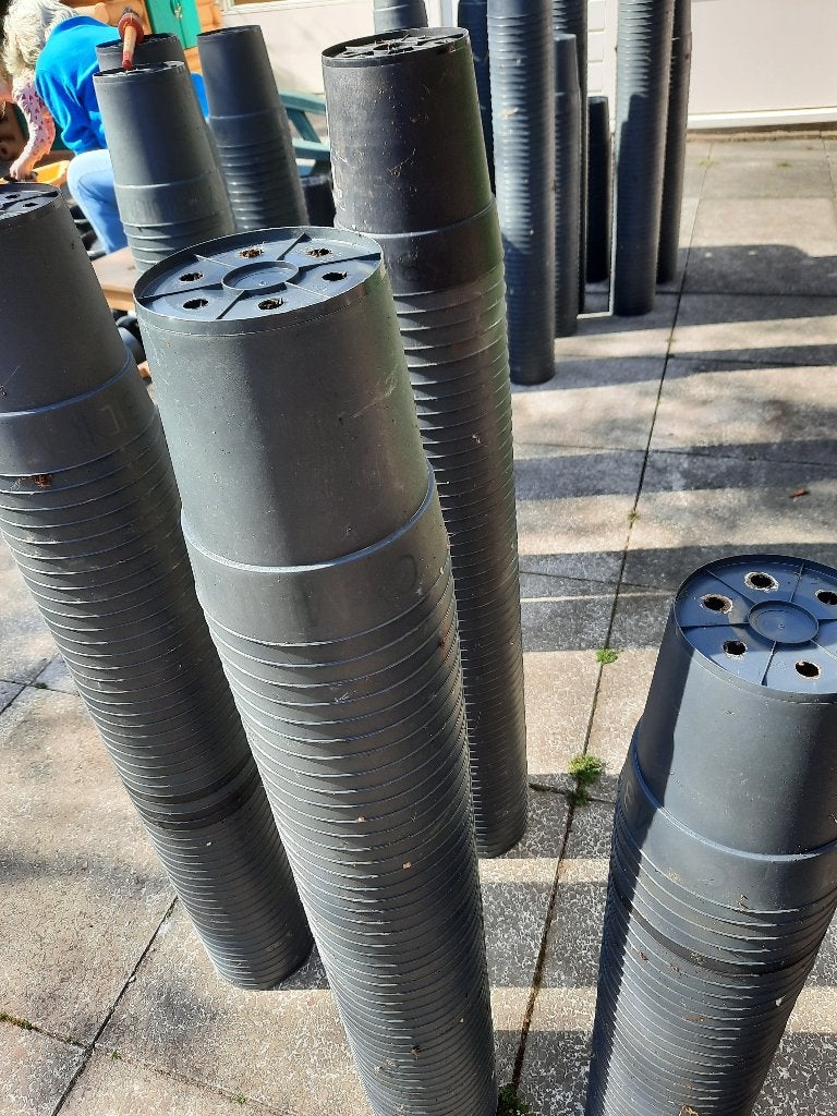 herbruikbare kwekerijpot 0,25, Tuin en Terras, Bloembakken en Plantenbakken, Ophalen, Kunststof, Minder dan 30 cm, Minder dan 60 cm