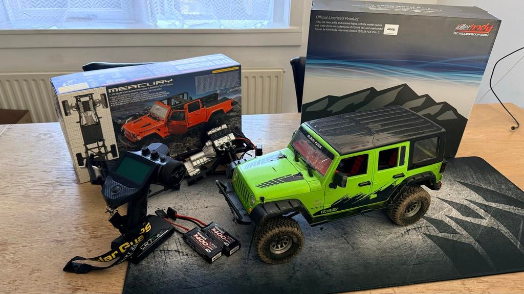 RC4WD Cross Country met Killerbody chassis en body, Gebruikt, Auto, Groter dan 1:32, Ophalen