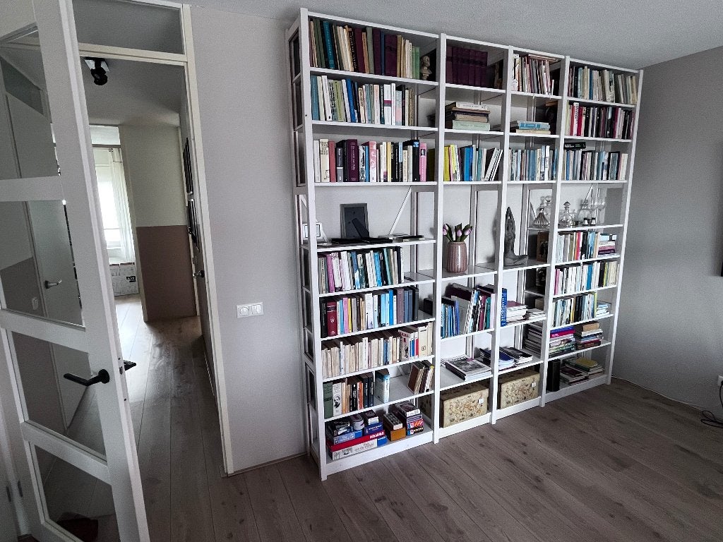 Lundia boekenkast, Huis en Inrichting, Kasten | Boekenkasten, Ophalen, Met plank(en), Gebruikt, 200 cm of meer