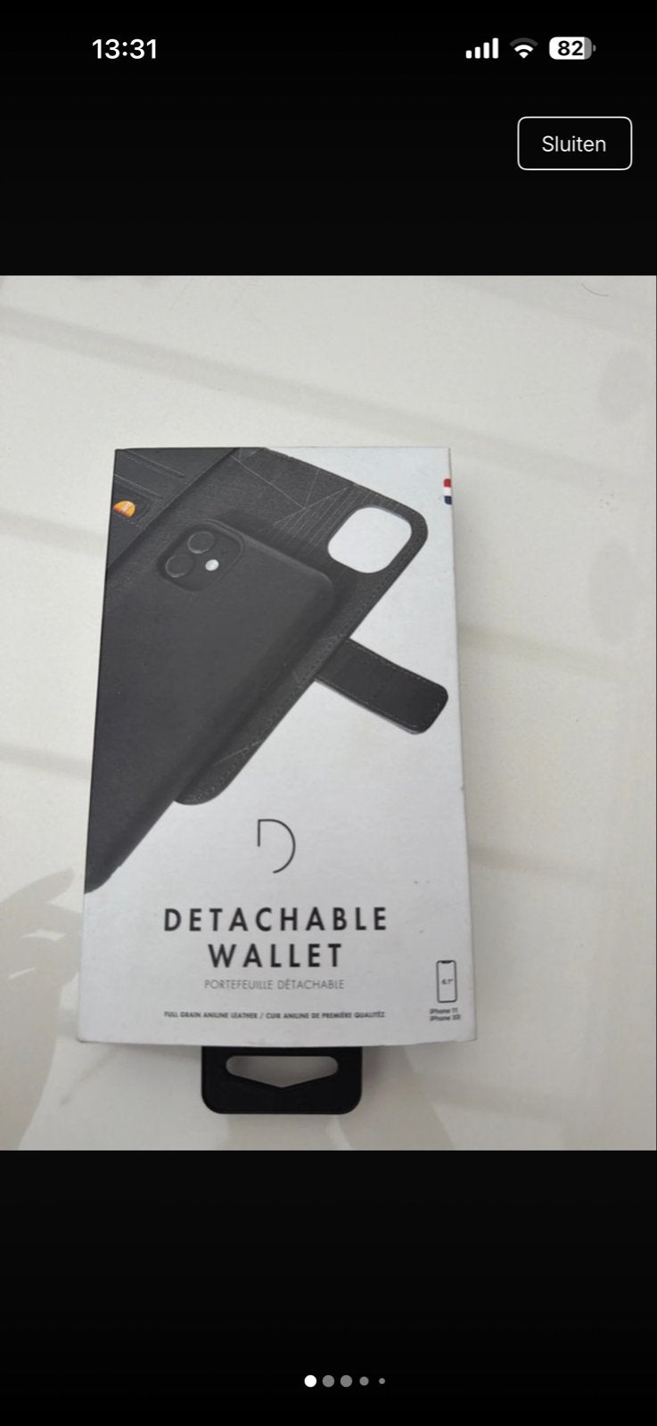 Leren portemonnee hoesje voor iPhone 11/XR - Zwart, Pasjeshouder, IPhone 11, Zwart, Nieuw