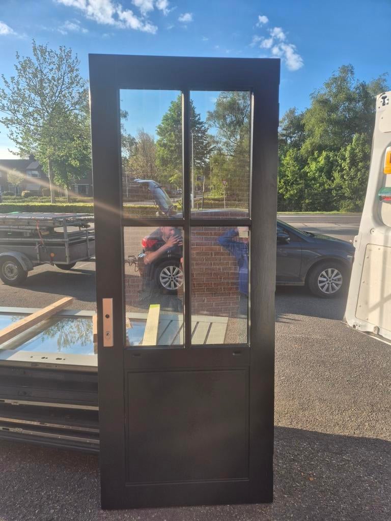 Achterdeur 2322x926mm - 3 stuks, z.g.a.n., Ophalen, 80 tot 100 cm, 215 cm of meer, Glas