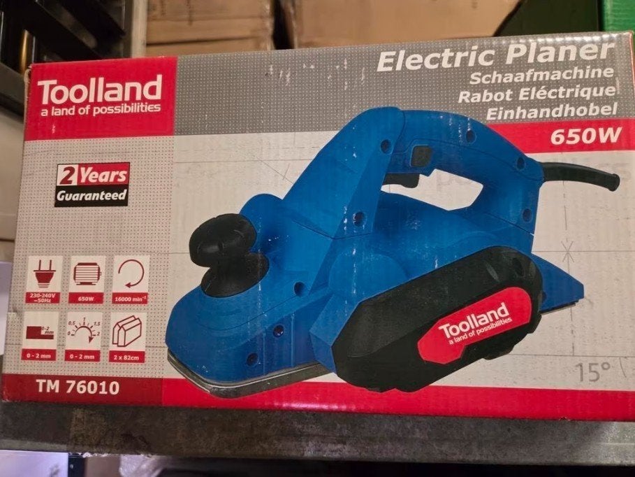 Toolland schaafmachine 82 mm, Ophalen of Verzenden, Nieuw