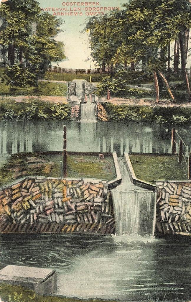 Oosterbeek, Watervallen-Oorsprong, Ophalen of Verzenden, Voor 1920, Ongelopen, Gelderland