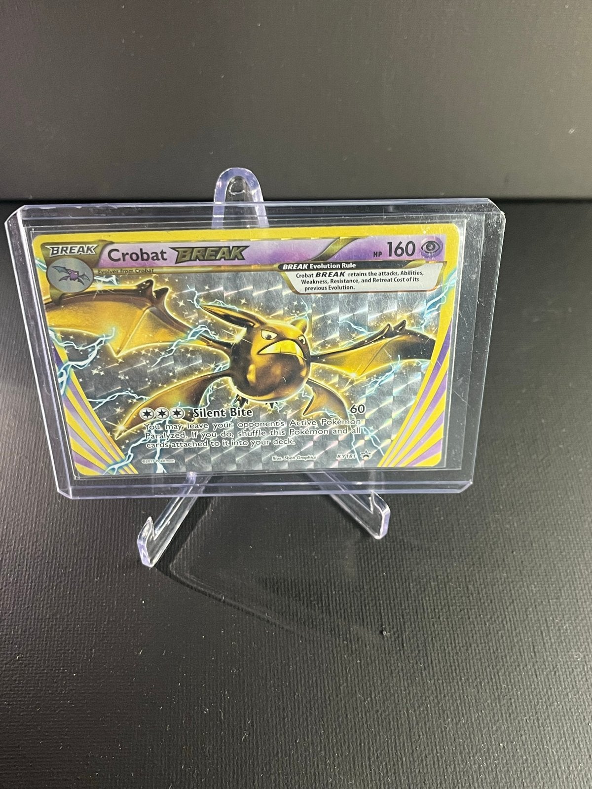Crobat BREAK Pokémon kaart (XY BREAKpoint 120/122), Ophalen of Verzenden, Zo goed als nieuw, Losse kaart, Foil