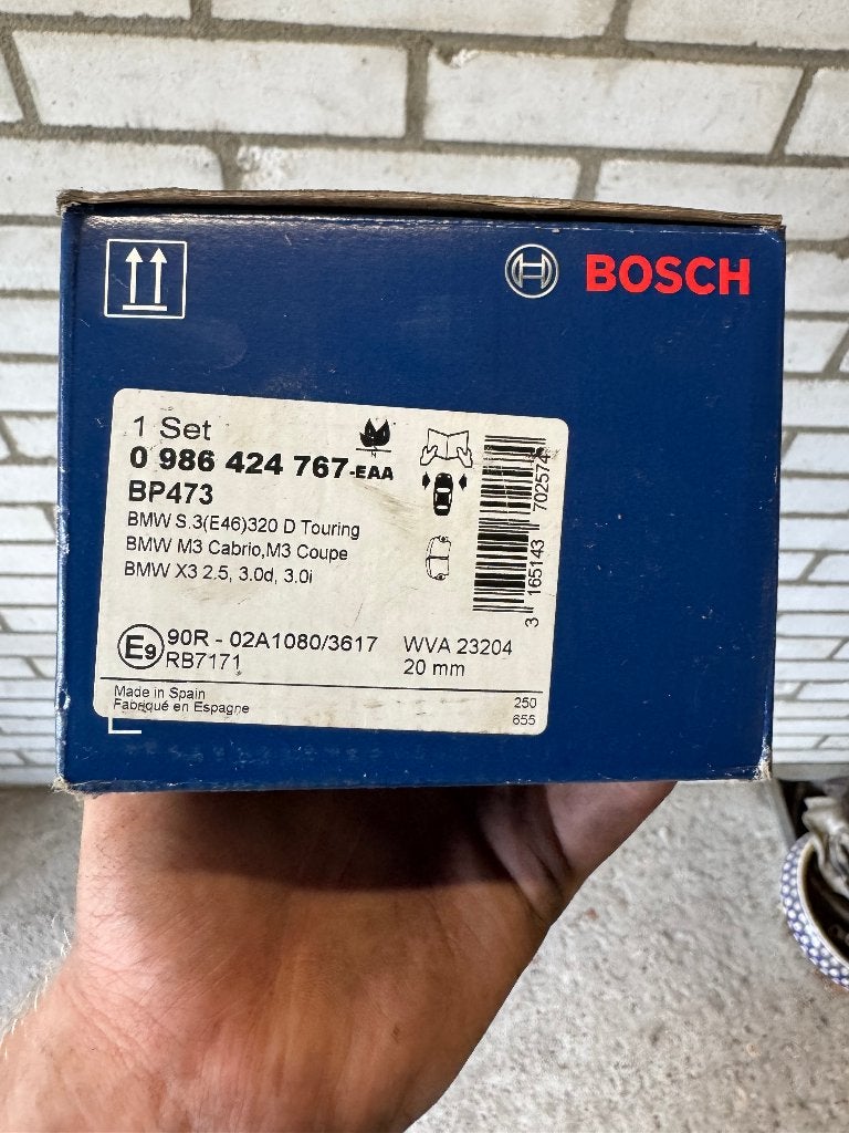 BMW E46 remblokken, Ophalen of Verzenden, Nieuw, BMW