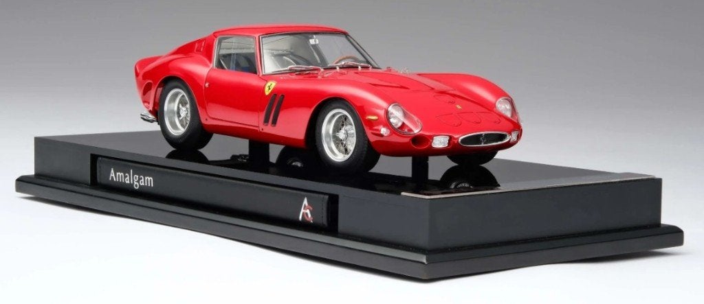 Ferrari 250 GTO Rood 1:18 van Amalgam, Hobby en Vrije tijd, Modelauto's | 1:18, Ophalen of Verzenden, Nieuw, Auto, Overige merken