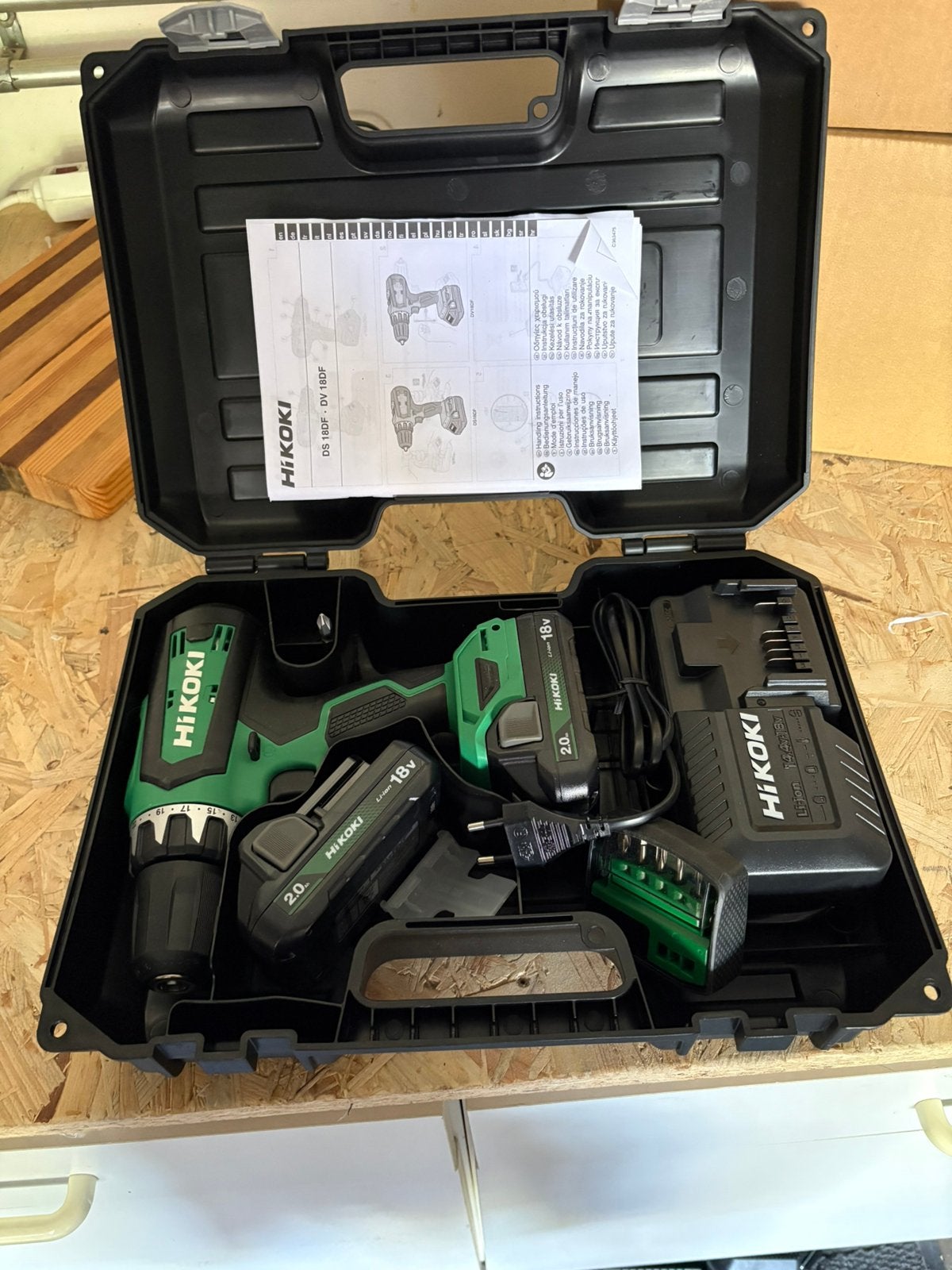 Nieuw!! Hikoki DS 18DF schroefmachine, Ophalen, Nieuw, Boor- en Schroefmachine