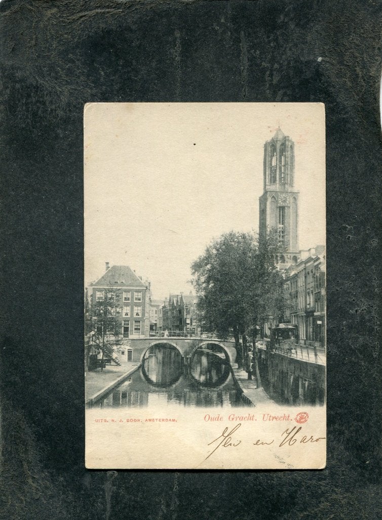 Ansicht Utrecht - Oude Gracht, Verzenden, Voor 1920, Gelopen, Utrecht