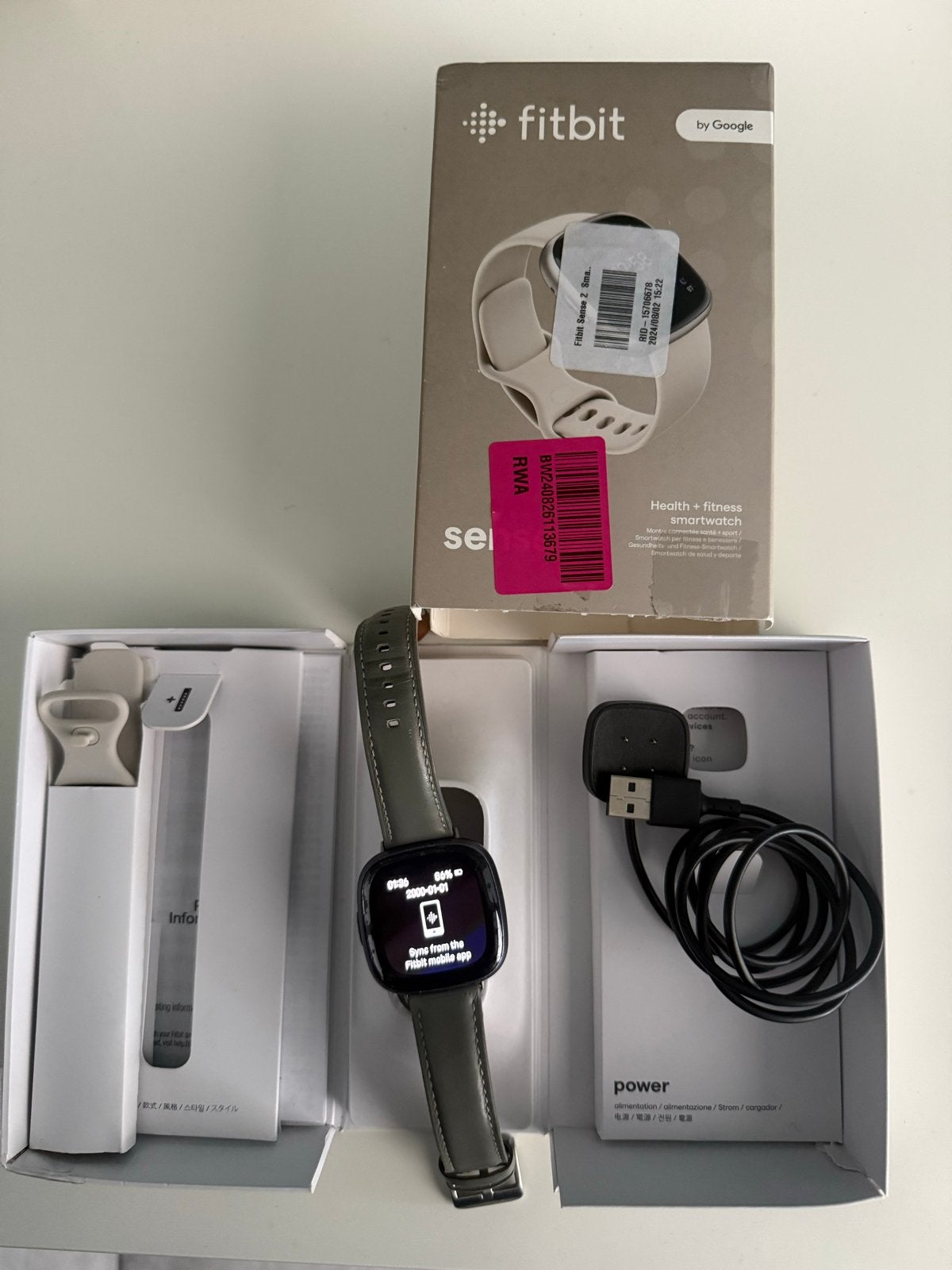 Fitbit Sense 2 Smartwatch, Gebruikt, Hartslag, Ophalen of Verzenden, Waterdicht