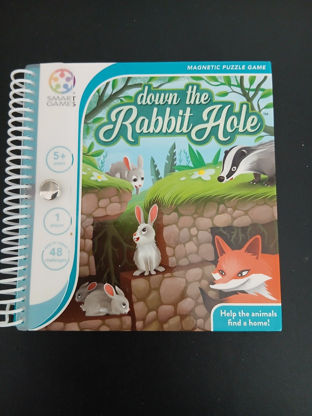 Smart Games Down the Rabbit Hole - Magnetisch Puzzelspel, Ophalen of Verzenden, Zo goed als nieuw, Puzzelen