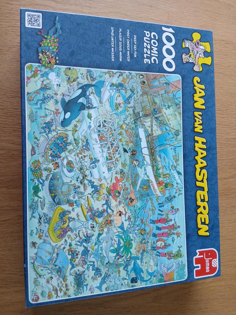 Jan van Haasteren puzzel, Hobby en Vrije tijd, Denksport en Puzzels, Ophalen of Verzenden, 500 t/m 1500 stukjes, Zo goed als nieuw