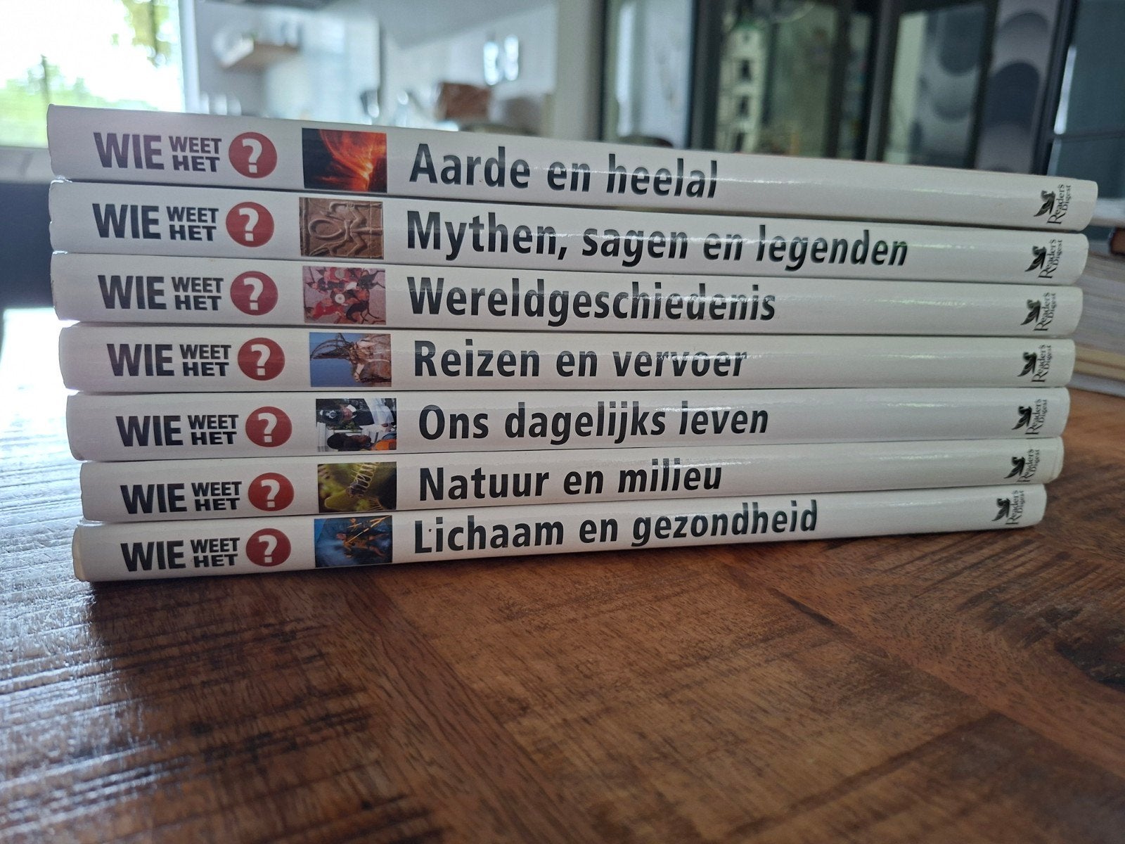 Wie Weet Het? Reader's Digest - Complete Serie (7 boeken), Boeken, Encyclopedieën, Complete serie, Reader's Digest, Ophalen of Verzenden