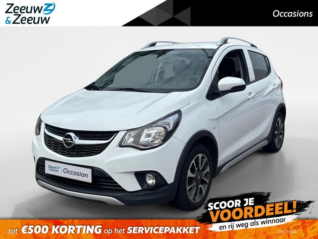 Opel KARL 1.0 Rocks Online Edition | Automaat | Apple carpla, Auto's, Stof, Gebruikt, Origineel Nederlands, Bedrijf