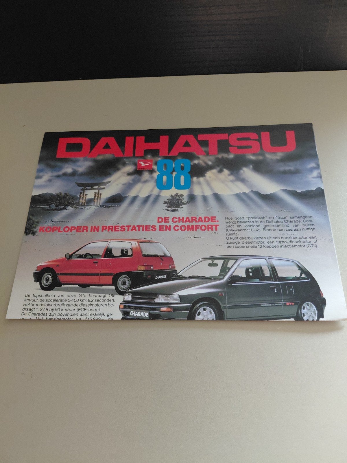 Daihatsu '88 reclamefolder / brochure, Ophalen of Verzenden, Zo goed als nieuw, Overige merken
