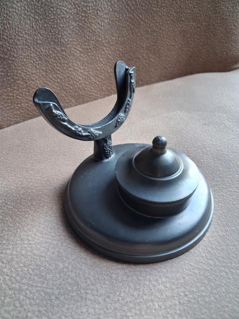 Vintage Tinnen Cognacverwarmer - 94% Étain/Zinn -, Antiek en Kunst, Antiek | Tin, Ophalen of Verzenden
