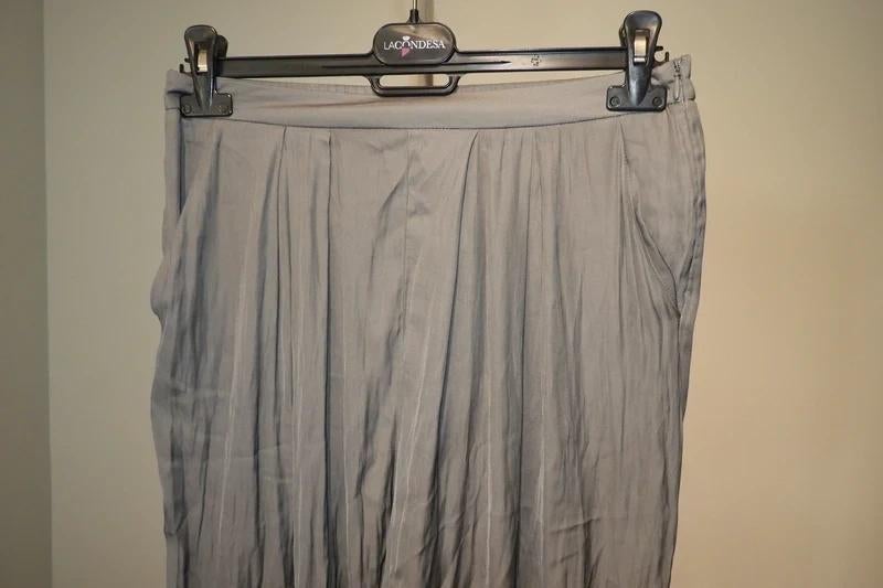 Hofmann Copenhage zijde achtige broek harem look grijs36/38, Kleding | Dames, Broeken en Pantalons, Verzenden, Zo goed als nieuw