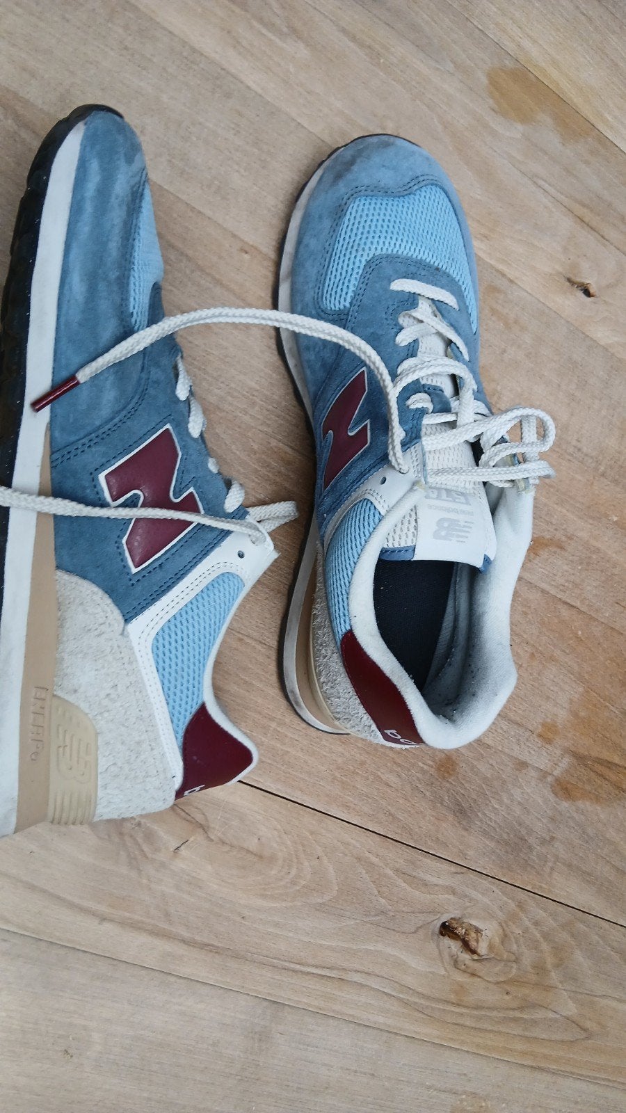 New Balance sneakers maat 45 - Blauw/Bordeauxrood, New Balance, Blauw, Ophalen of Verzenden, Sneakers of Gympen