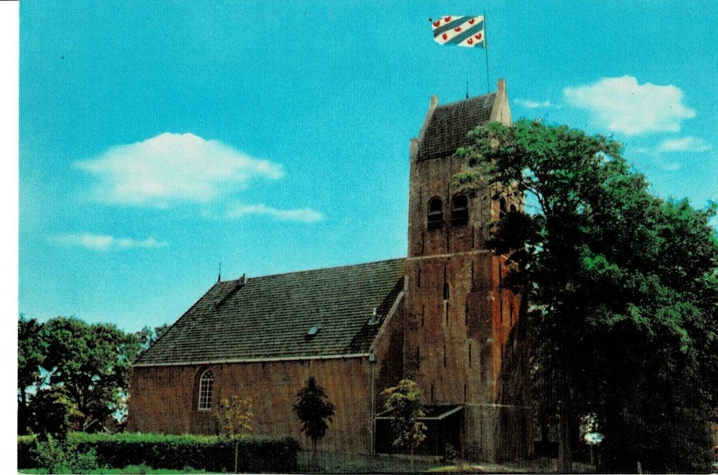 Allingawier, Kerk, Ophalen of Verzenden, Ongelopen, Friesland