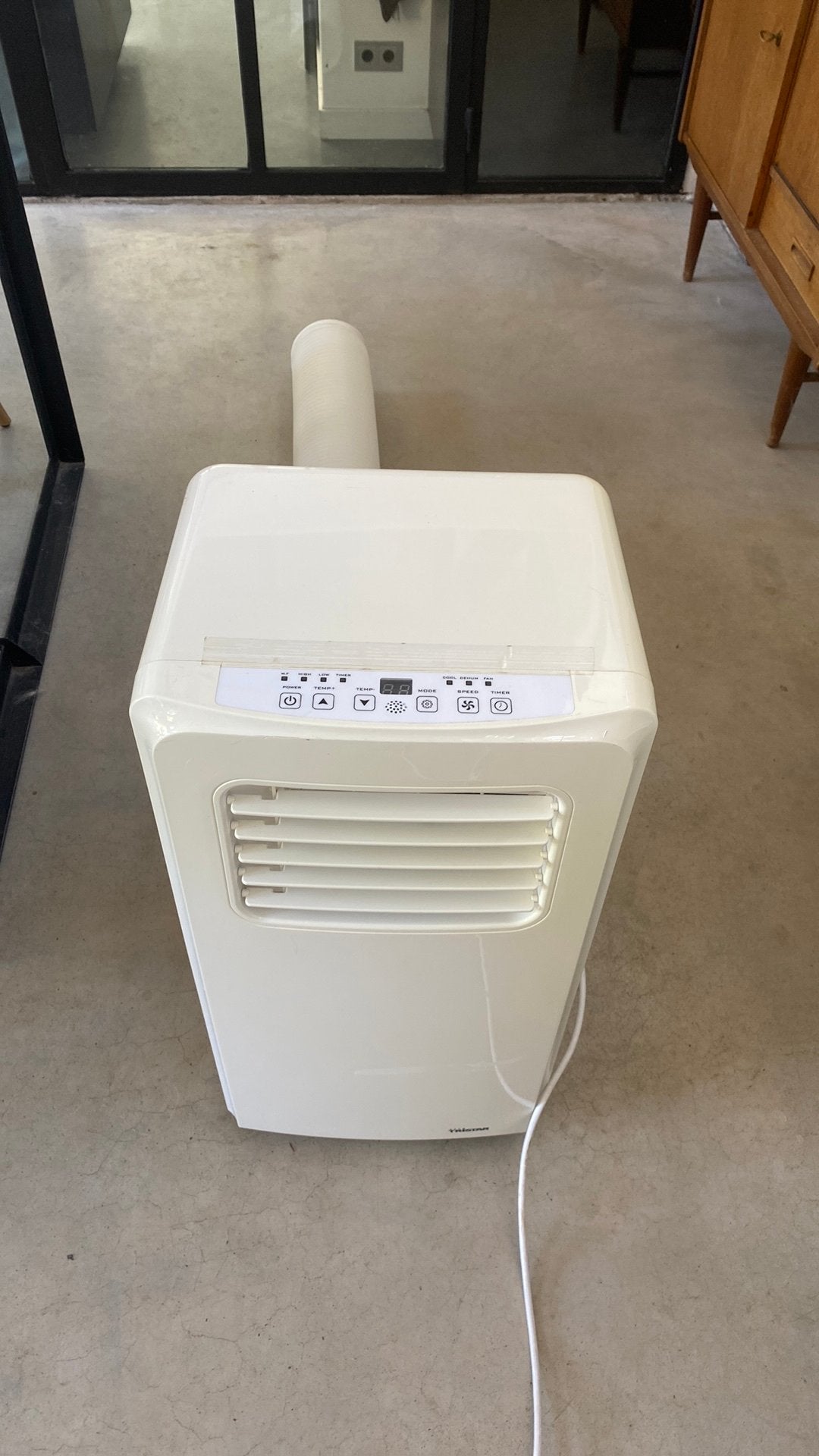 Tristar AC-5477 mobiele airco – met slang en raamset, Ophalen, Minder dan 60 m³, Ventileren, 3 snelheden of meer