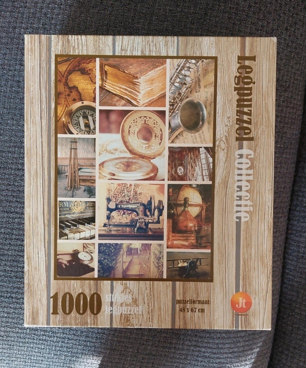 Legpuzzel Collectie 1000 stukjes compleet - Vintage Thema, Ophalen of Verzenden, 500 t/m 1500 stukjes, Zo goed als nieuw