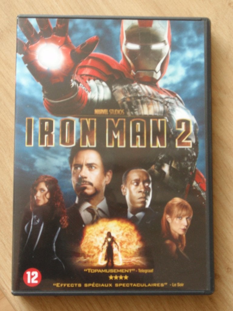 DVD - Iron Man 2, Cd's en Dvd's, Dvd's | Actie, Zo goed als nieuw, Actie, Vanaf 12 jaar, Ophalen of Verzenden