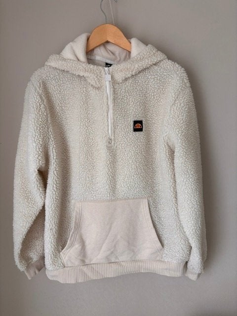Creme fleecehoody Ellesse maat M, Maat 48/50 (M), Wit, Zo goed als nieuw, Ellesse