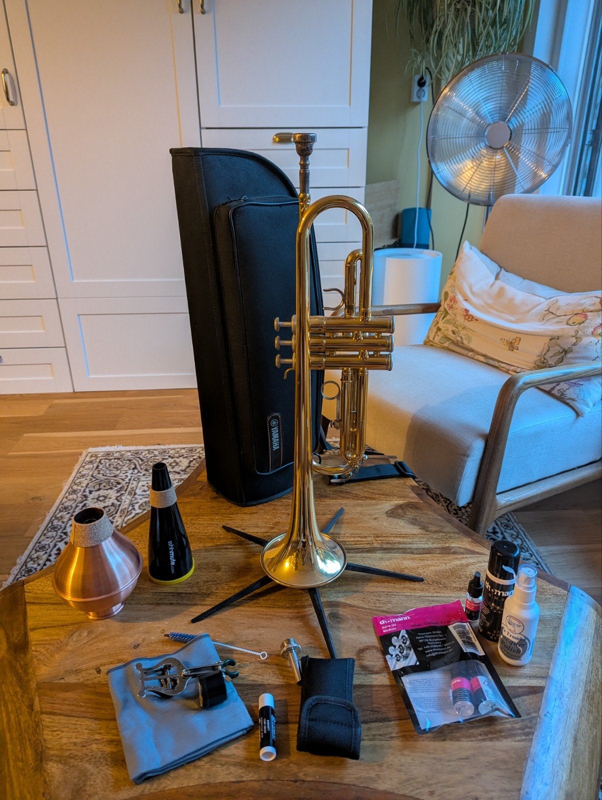 Yamaha YTR 2330 Bb Trumpet, Ophalen, Gebruikt, Bes-trompet, Met koffer