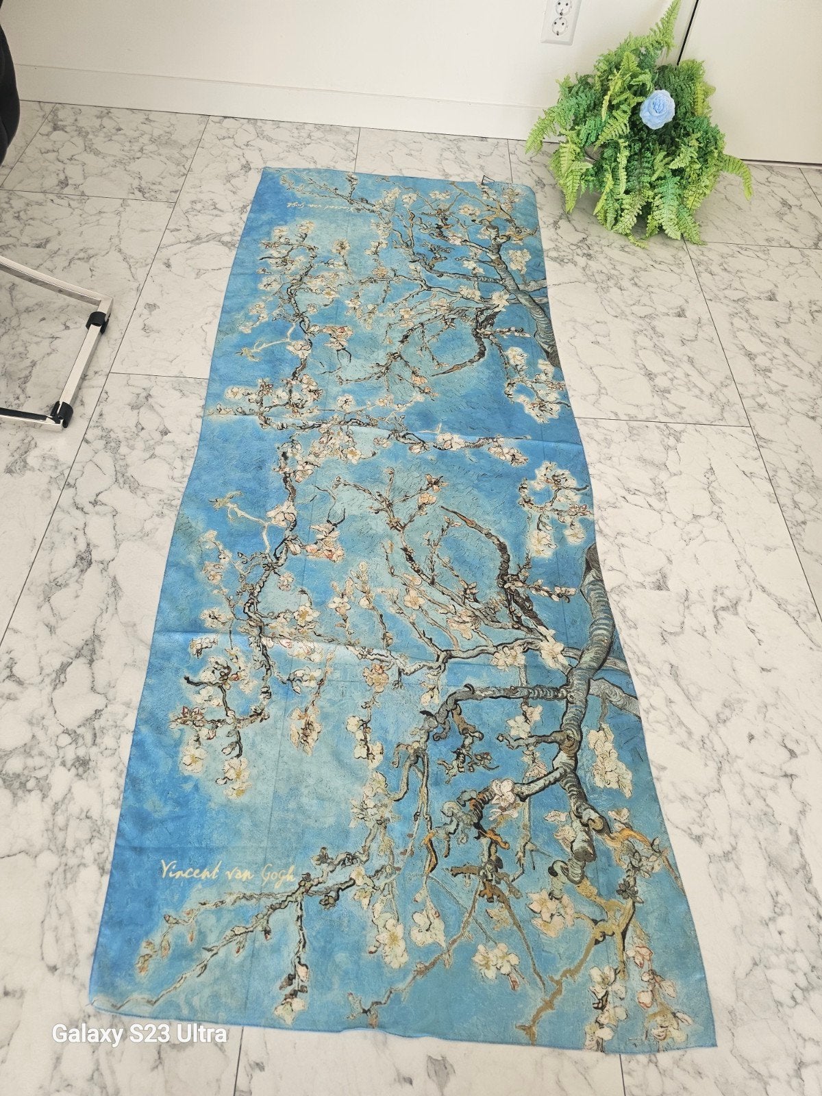 Yincent van Gogh, zijden stof, 1 meter 82 centimeter lang en, Kleding | Dames, Ophalen of Verzenden, Zo goed als nieuw
