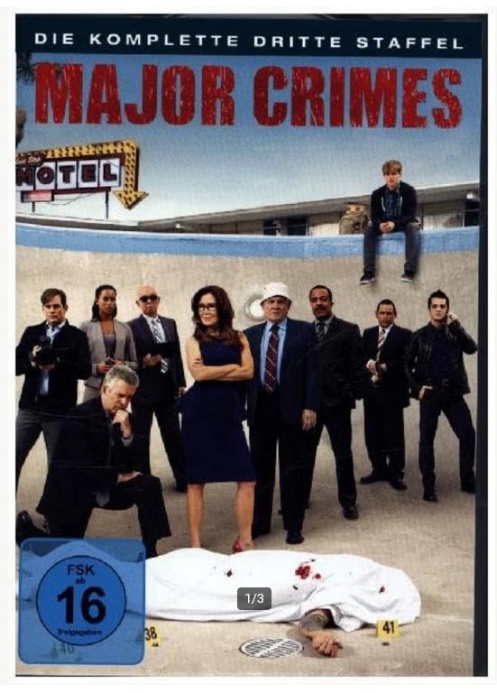 Major Crimes - Seiz.3 (DVD/ENGELS/DUITS HOESJE/NL Ondert.!), Cd's en Dvd's, Dvd's | Tv en Series, Engels, Vanaf 16 jaar, Verzenden