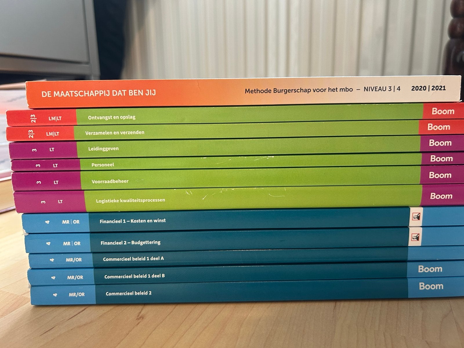 MBO Boekenpakket: Burgerschap, Logistiek & Commercieel, Boeken, Ophalen of Verzenden, Nieuw, MBO