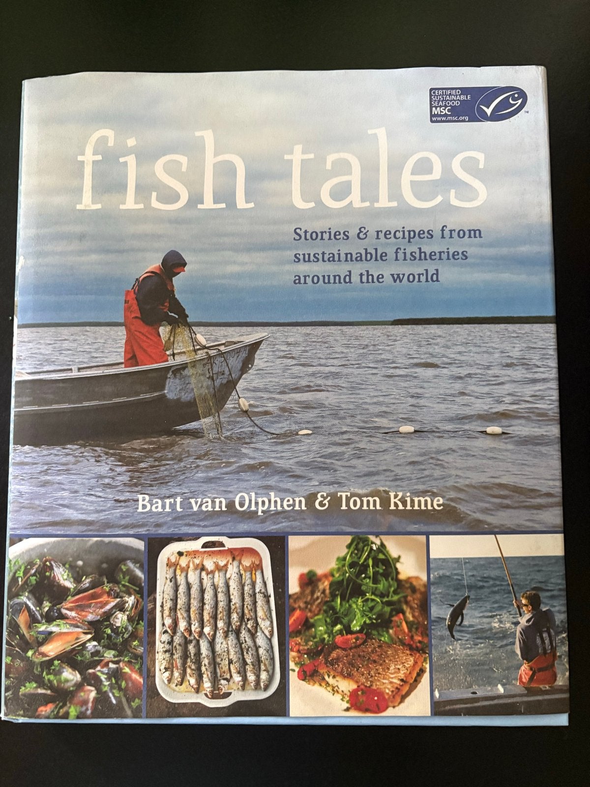 Fish Tales: Kookboek met verhalen over duurzame visvangst, Gelezen, Hoofdgerechten, Ophalen of Verzenden, Gezond koken