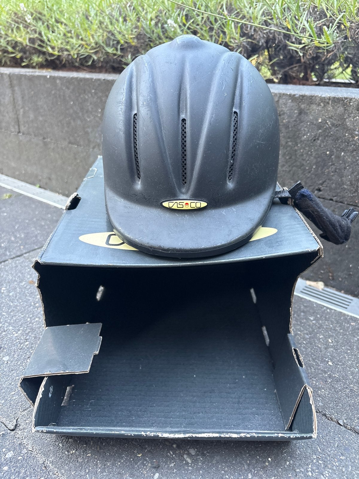 Cas co paardrijdcap, Ophalen of Verzenden, Gebruikt, Dressuur