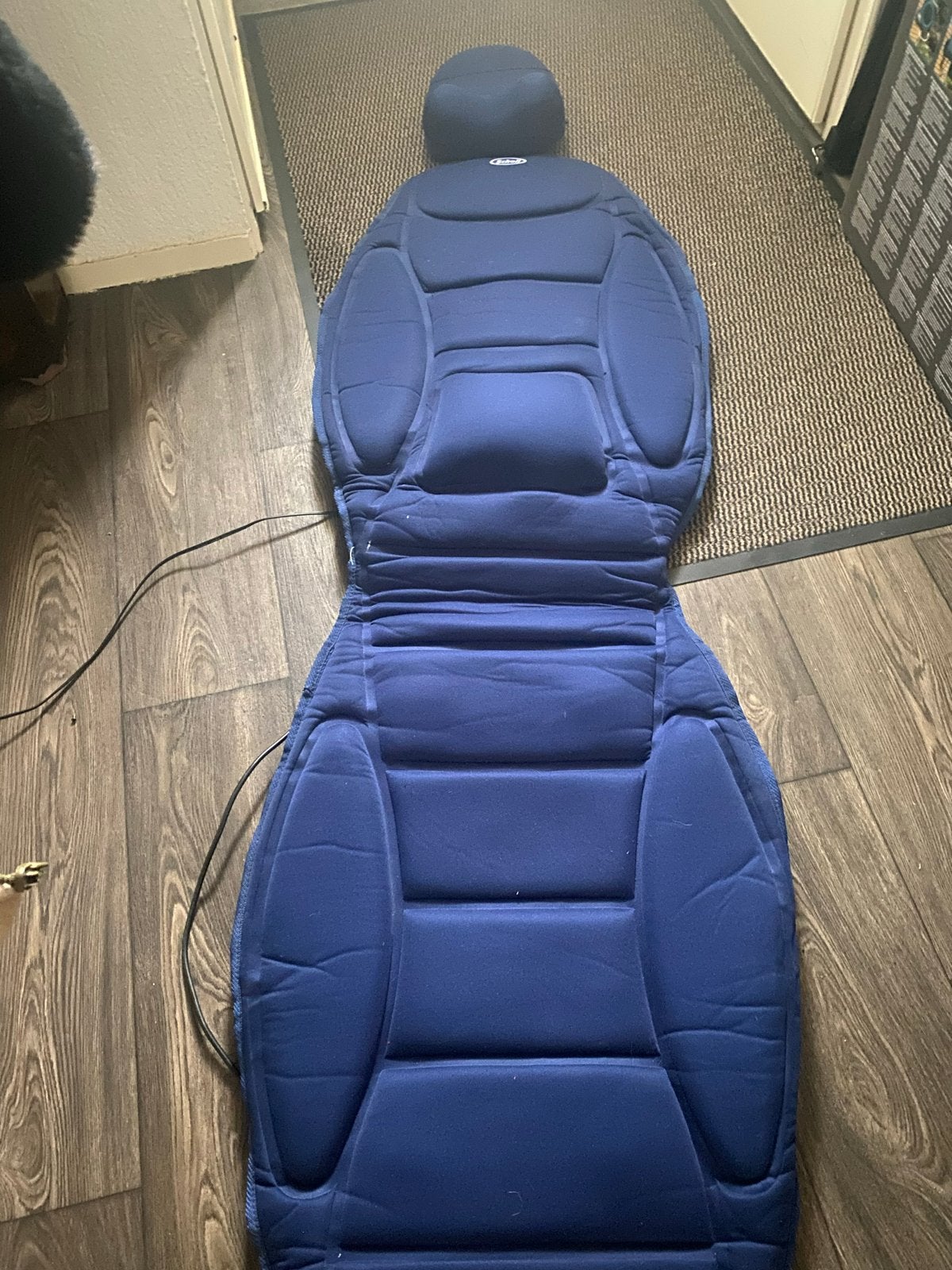 Scholl Massagemat voor in een stoel of op bed, Ophalen of Verzenden, Zo goed als nieuw, Massagestoel of Kussen