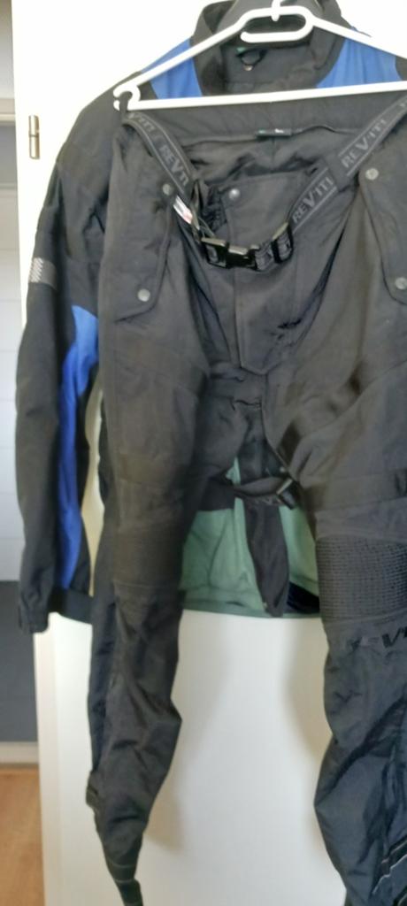 Motorpak zwart blauw groen, Motoren, Ophalen of Verzenden, Tweedehands, Combipak