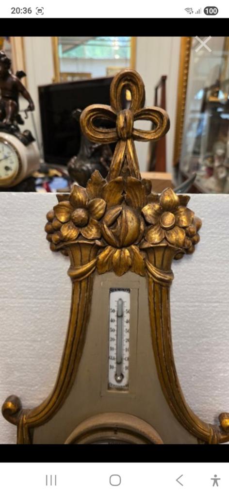 Antieke Louis XVI  barometer, Ophalen